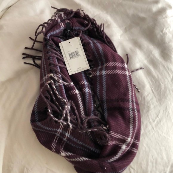 Cejon Accessories - NWT Purple Plaid Scarf